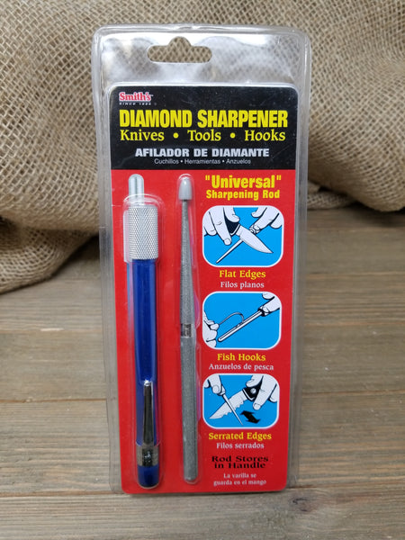 Smiths Diamond Sharpening Rod, 10 Inch